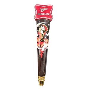 Miller High Life Vintage Beer Tap Handle Girl on the Moon